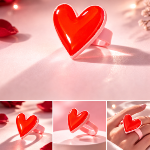 Anillo Corazón Bicolor