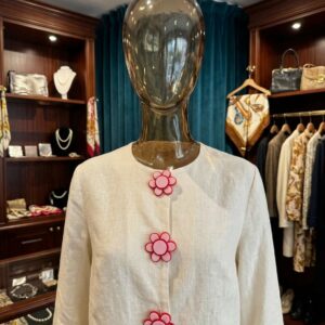 Cubrebotones Flor Infantil