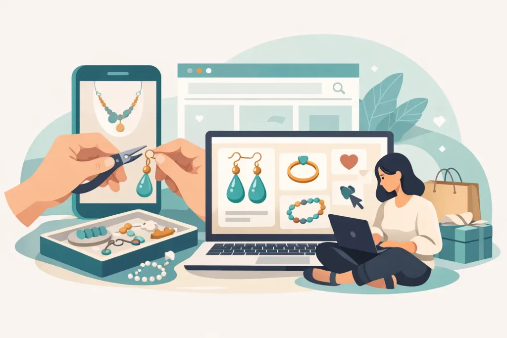 Cómo comprar joyería hecha a mano online
